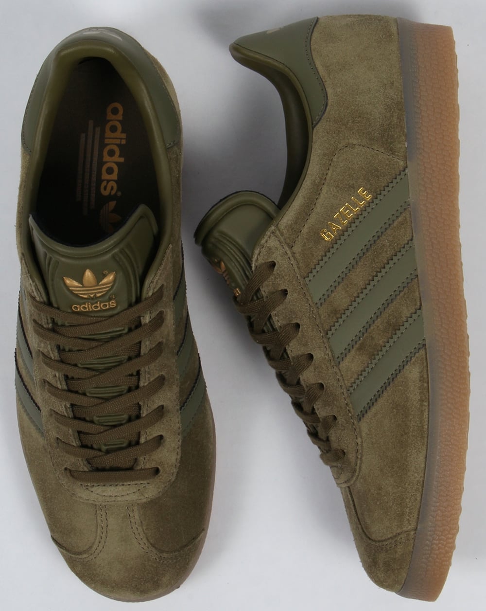 adidas gazelle khaki